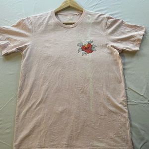 Kaws x Uniqlo x Sesame Elmo Tee Pink